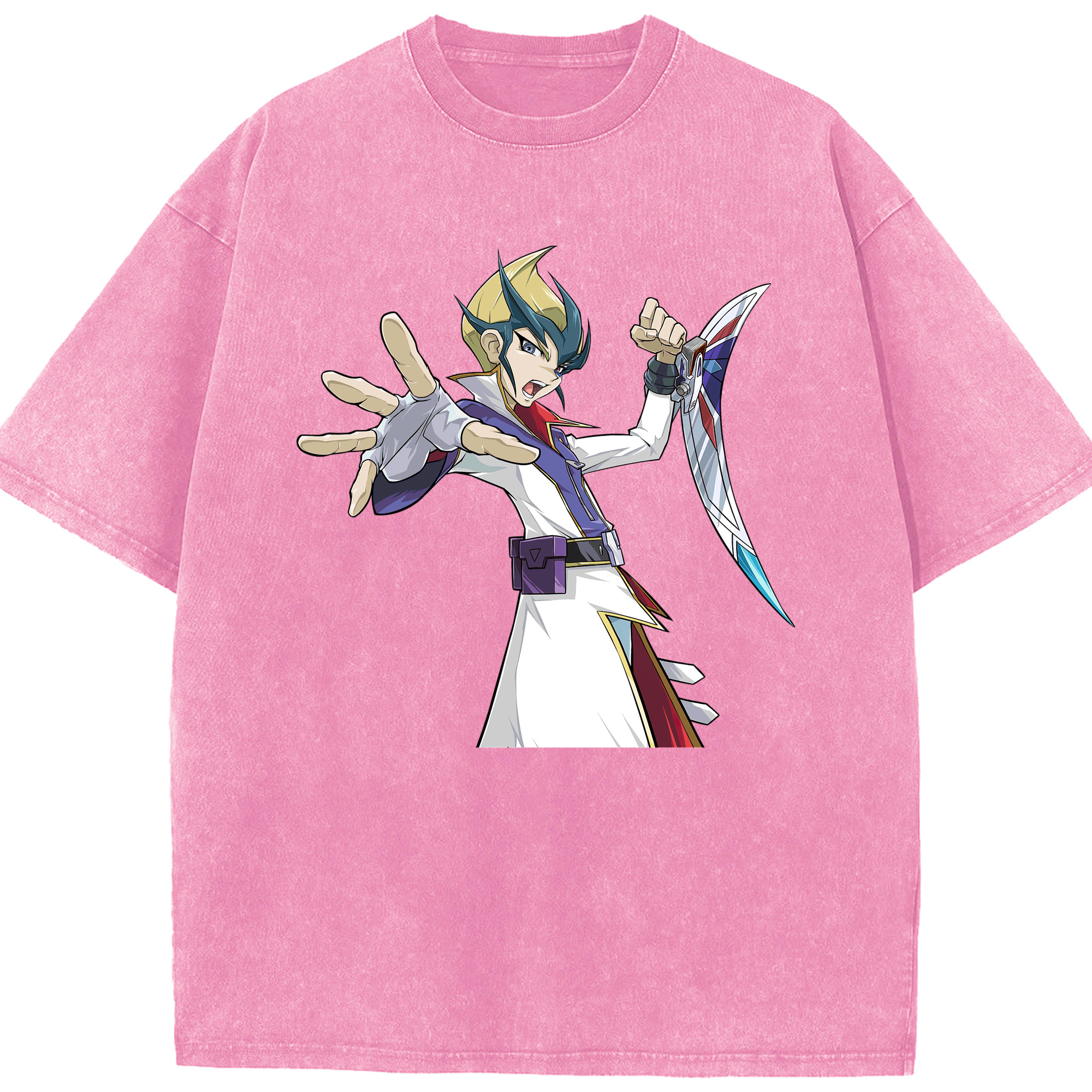 （画像用） 遊☆戯☆王 Yu-Gi-Oh! 綿100% ヴィンテージ風 半袖Tシャツ（フロントプリント）